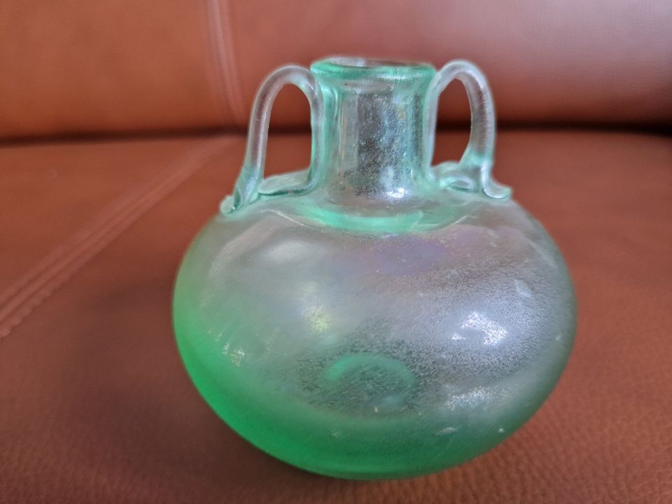 Edle Fher Vase 3 Löwen Irisierende Glasvase Amphore, GUT in Paderborn