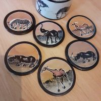Afrikanische Safari Tiere Speckstein Untersetzer 6 Stück Nordrhein-Westfalen - Remscheid Vorschau