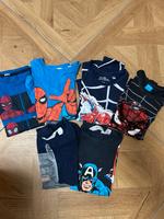 T-Shirts Jungen 122-128 Spiderman Batman Avengers Sachsen - Delitzsch Vorschau