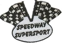 22 Speedway Supersport Aufnäher Zielflagge weiß Restpostenverkauf Nordrhein-Westfalen - Leopoldshöhe Vorschau
