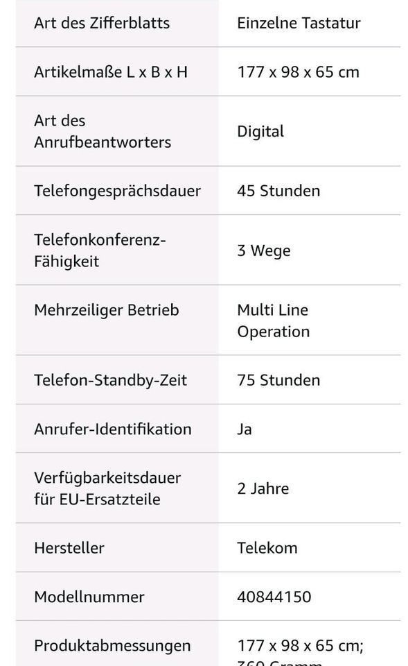 Speedphone 12 Schwarz Kabellos,Telekom,Telefon,Festnetz,Schnurlos in Heinsberg