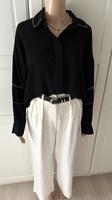 Zara Oversize Bluse Hemd Nieten schwarz S 36 Tunika top boho Nordrhein-Westfalen - Bottrop Vorschau