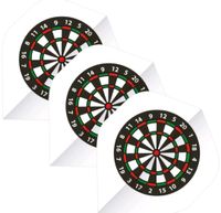 Darts Flights Bull's weiß mit Dartscheiben-Motiv, Standard Rheinland-Pfalz - Wallmenroth Vorschau