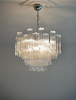 Murano Stil Kronleuchter Silber Tronchi Vintage Lampe Glas Design Hamburg-Nord - Hamburg Winterhude Vorschau