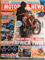 Motorrad News 9/2015 Honda Africa Twin Suzuki GSX-S1000F Indian Essen - Essen-Frintrop Vorschau