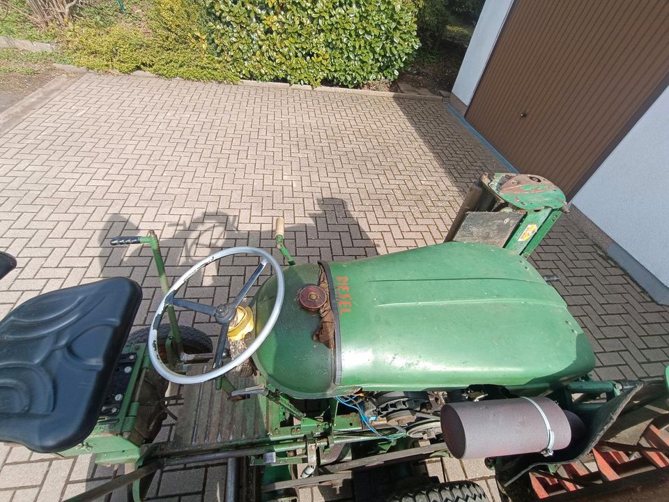 Ransomes Triple Neue Spindeln mit Deutz Dieselmotor F1L 210 in Frankenheim/Rhön