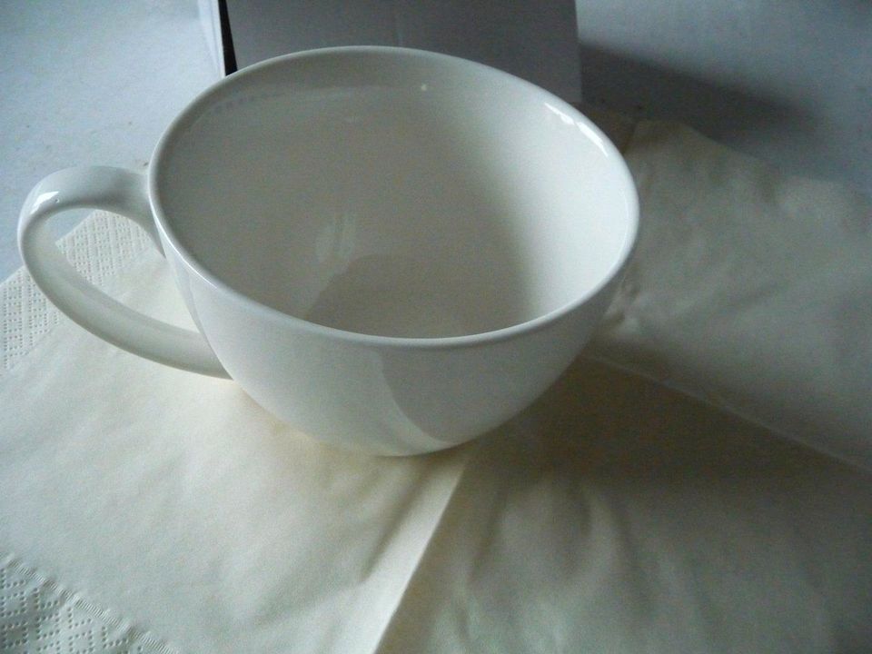 2x GEFRO Tasse Suppentasse Jumbo groß Porzellan Kaffee Tee Suppe in Forchheim