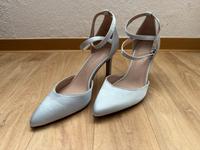 High Heels/Catwalk/Hellblau/40/Party/Sexy/Satin Leipzig - Schönefeld-Abtnaundorf Vorschau