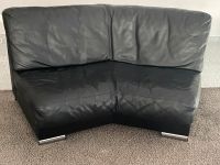 Sofa 2sitzer schwarzes Büffelleder Hessen - Seeheim-Jugenheim Vorschau