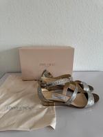 JIMMY CHOO Chiara Glitzer Keilabsatz Sandale Gr. 41 Nordrhein-Westfalen - Krefeld Vorschau