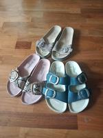 3x Schlappen Sandalen neu bzw neuwertig gr 38 top Qualität Bayern - Sonthofen Vorschau