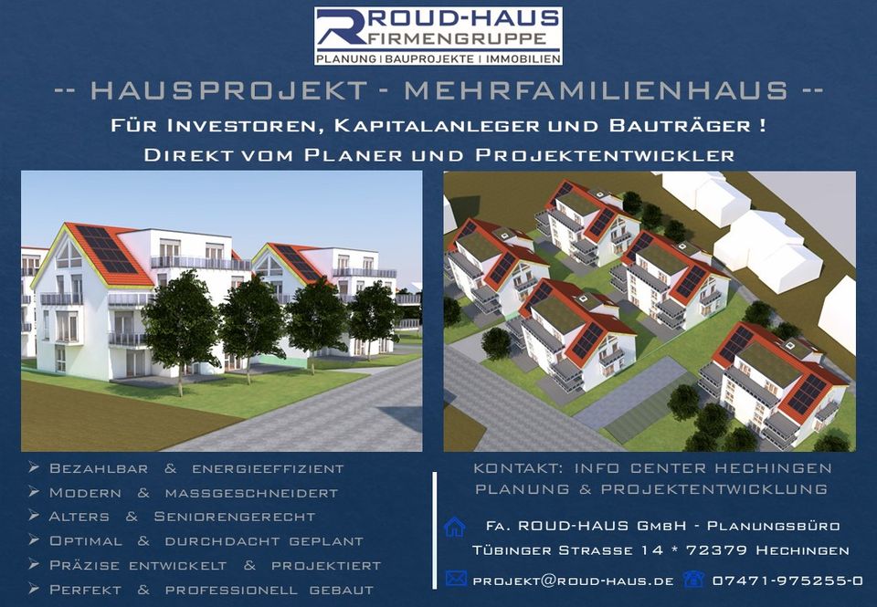 + EXKLUSIVES MEHRFAMILIENHAUS-PROJEKT! + in Niedereschach