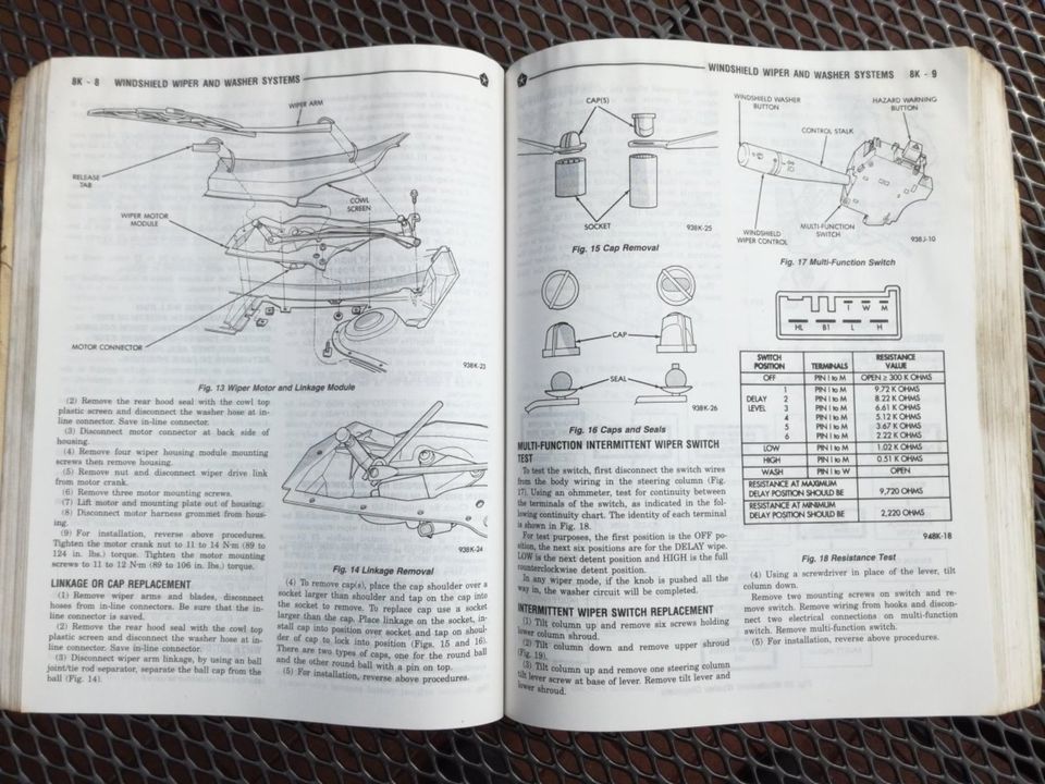 Reparaturhandbücher Shop Manuals Chrysler New Yorker Vision LHS in Langlingen