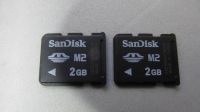 2 X SanDisk 2GB M2 Speicherkarte, gebraucht wie abgebildet. Brandenburg - Kleinmachnow Vorschau