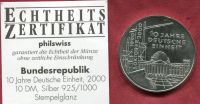 10 Mark, 10 Jahre Deutsche Einheit 2000 D Baden-Württemberg - Kämpfelbach Vorschau