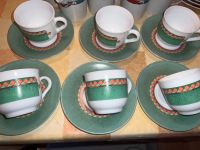 6 Kaffeetassen Tassen Becher Kaffee Set  acropal grün Porzellan Berlin - Tempelhof Vorschau