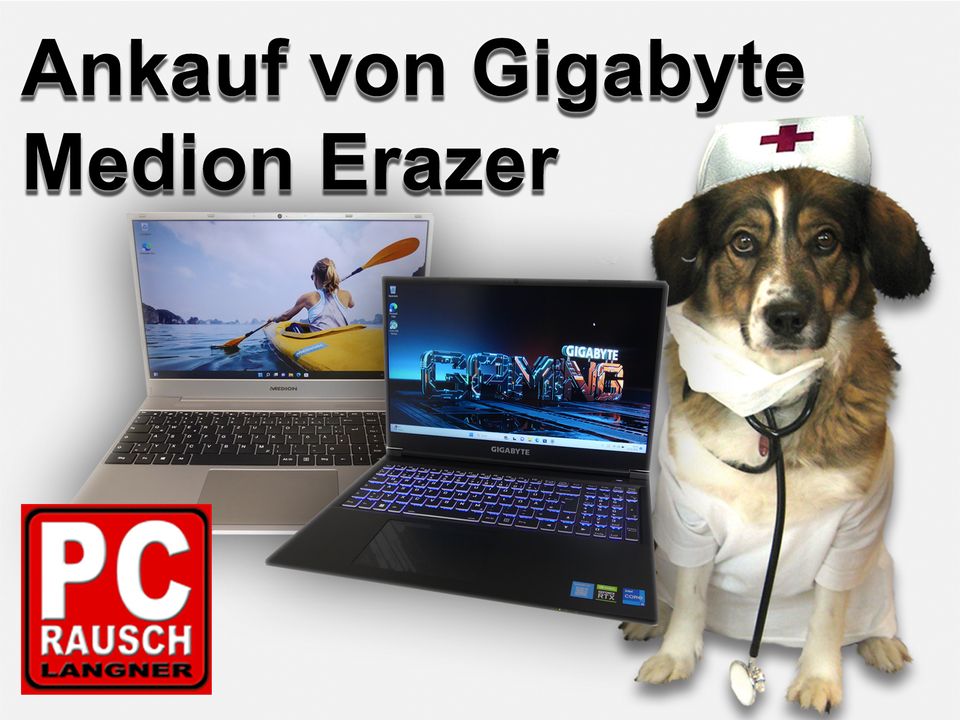 Ankauf Gebrauchte Gigabyte Medion Erazer Notebook Laptop Leipzig in Leipzig