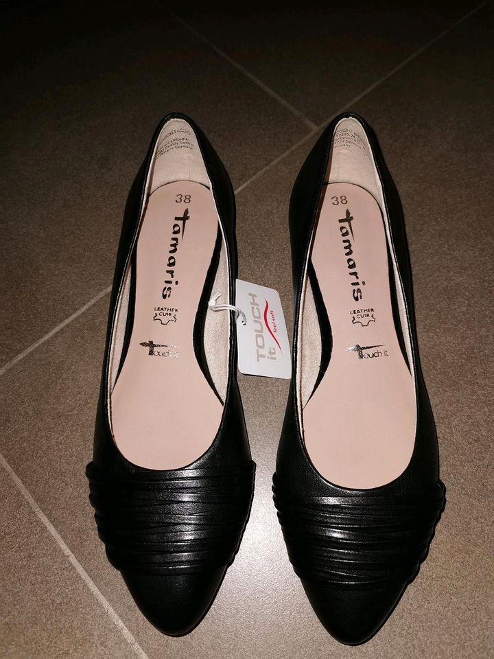 Tamaris Ballerina schwarz spitz Gr. 38 neu mit Etikett in Rheinland-Pfalz -  Schifferstadt | eBay Kleinanzeigen ist jetzt Kleinanzeigen