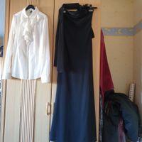 Kleid schwarz - elegant mit Schal Gr. S Nordrhein-Westfalen - Rees Vorschau