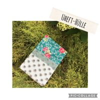 SALE!!! Süße U-Heft-Hülle, türkis, petrol, Rosen HANDMADE!!! Baden-Württemberg - Königheim Vorschau