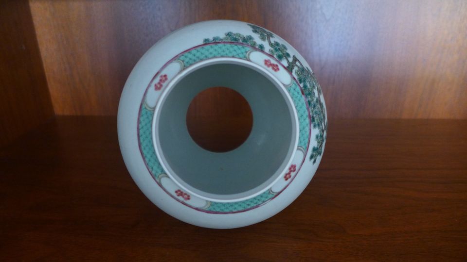 Lampenschirm Porcellan hauchzart und handbemalt China in Tuchenbach