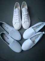Damen Schuhe 39 weiß Sneaker Schlappen Brandenburg - Lübbenau (Spreewald) Vorschau