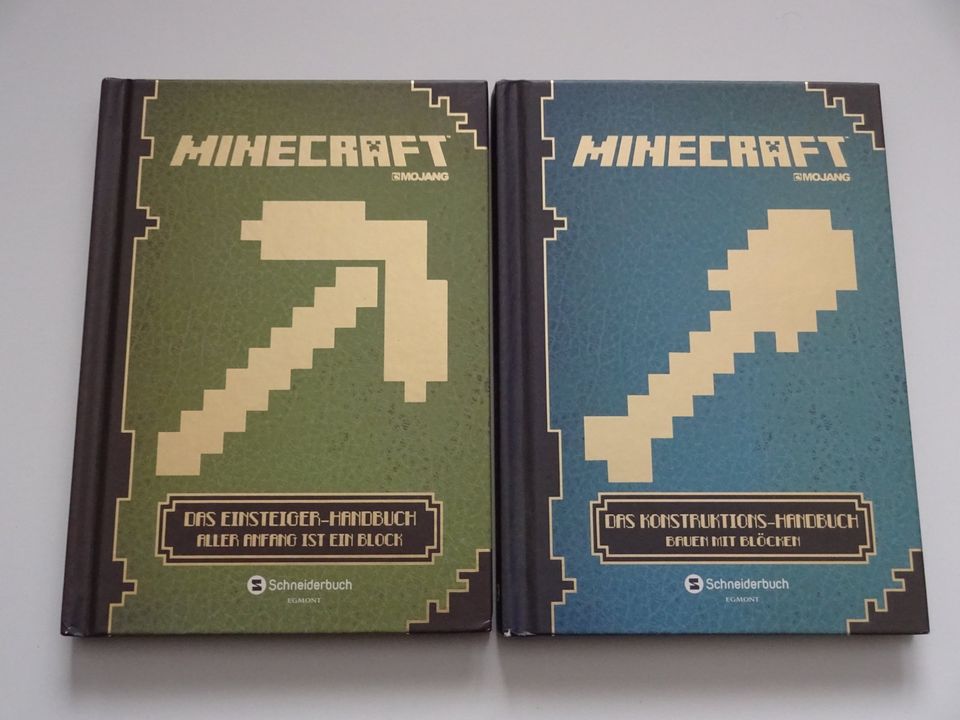 2x Minecraft Handbücher, Einsteiger- und Konstruktions-Handbuch in Berlin