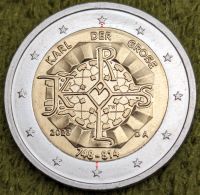 2 Euro Münze Karl Der Große (DA) seltene Fehlprägung Dresden - Blasewitz Vorschau