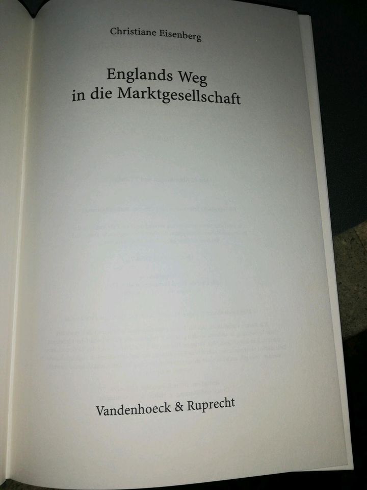 England Weg Markt Gesellschaft Kritische Studien Geschichte in Berlin