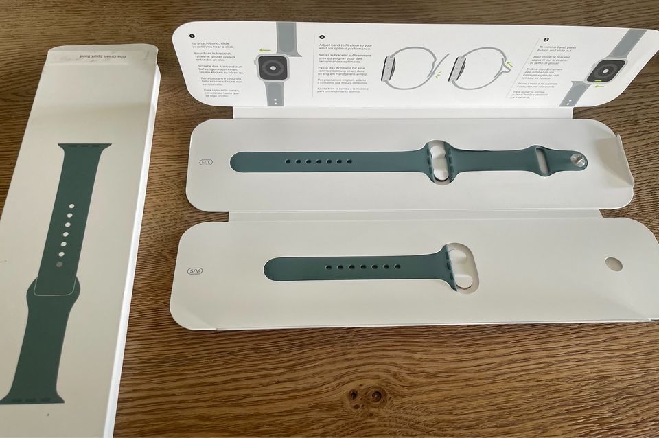 Apple Watch Sportarmband in Rotenhain