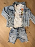 Zara➕H&M➕Jeans Shorts➕Hose➕T-Shirt➕Jeanshemd➕Gr. 104-110 Nordrhein-Westfalen - Welver Vorschau