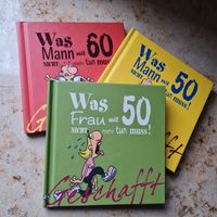 3 kleine Bücher: Was man mit 50 oder 60 nicht mehr tun muß! Hamburg-Nord - Hamburg Fuhlsbüttel Vorschau