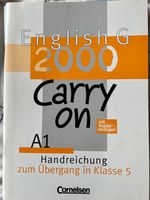 English G 2000 Carry on A1 Übergang in Klasse 5 Thüringen - Heilbad Heiligenstadt Vorschau