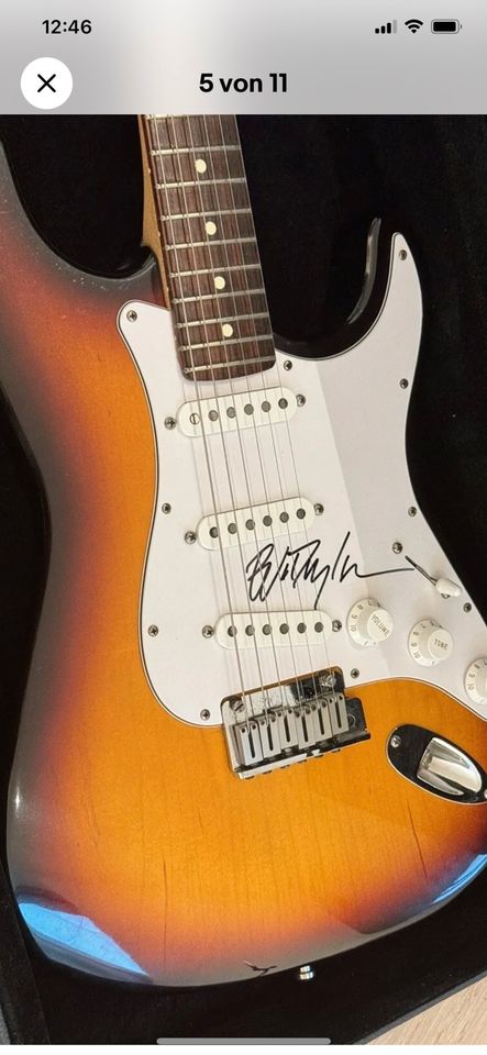 Fender Stratocaster Original USA 1993 signed by Bob Dylan  , Top in Ulm