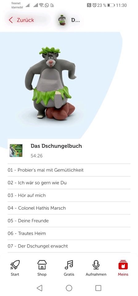 Tonies Sandmännchen Vogelhochzeit die Maus Das Dschungelbuch in Dresden