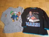 2x Langarmshirts Super Mario Gr. 128 Baden-Württemberg - Marxzell Vorschau