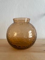 Glas Vase currygelb/braun Friedrichshain-Kreuzberg - Friedrichshain Vorschau