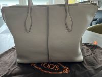 Tod‘s Tasche Shopping Media Hellgrau mit Reisverschluss Rheinland-Pfalz - Montabaur Vorschau