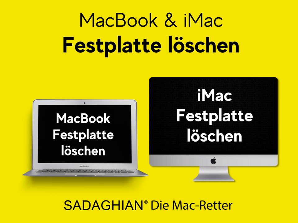 MacBook & iMac Festplatte löschen in Hamburg