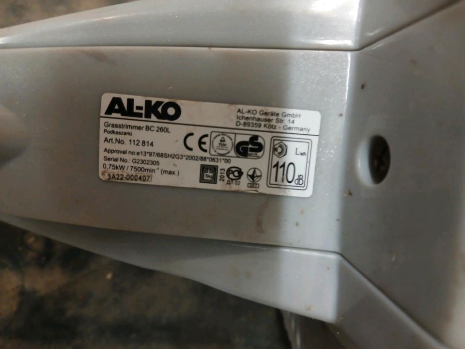 AL-KO Mororsense BC 260L in Bischofferode