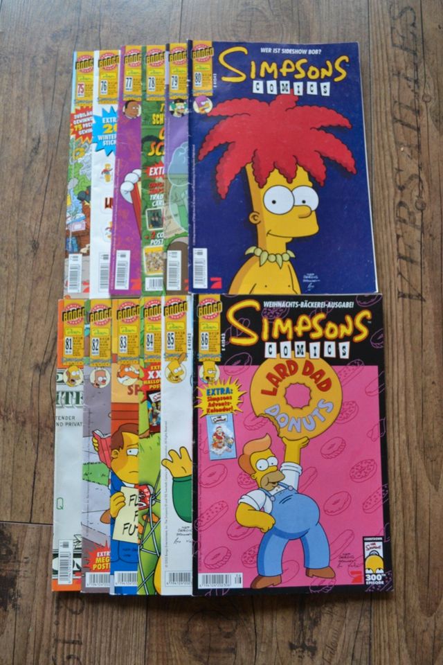 Die Simpsons Comic 2003 Nr. 75 - 86 in Pruchten