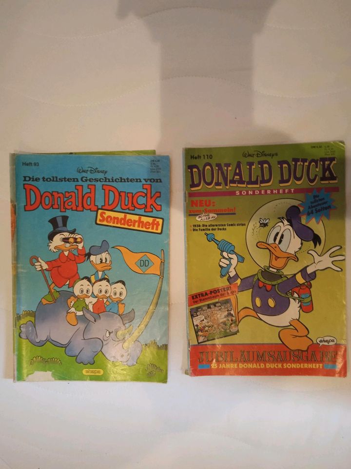 Alte Donald Duck Comics in Hammersbach