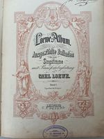 Loewe-Album - Balladen - Notenbuch - Singstimme und Piano - antik Rheinland-Pfalz - Koblenz Vorschau