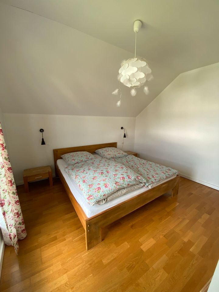 Neuwertiges Doppelbett Dänisches Bettenlager in St. Leon-Rot