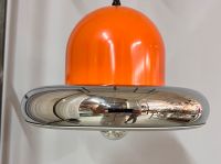 70er Vintage Hängelampe Space Age Ära Design orange Chrom Esstischlampe Deckenlampe Atomic Sputnik Berlin - Mitte Vorschau