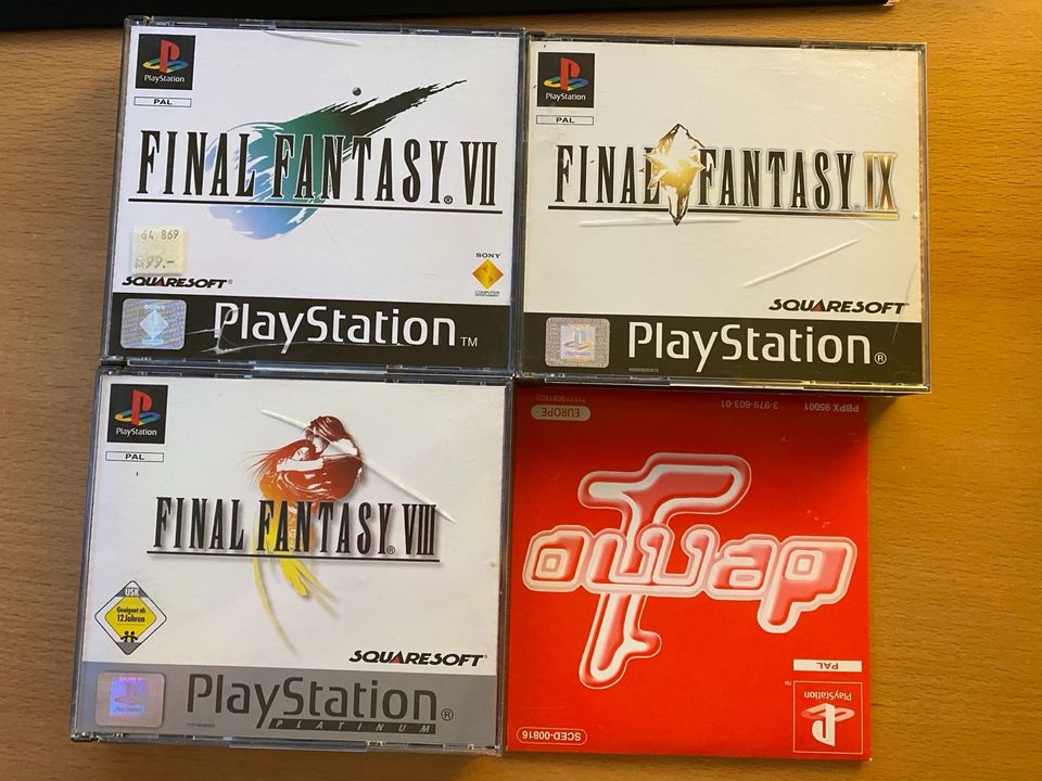 PS1 PSX Final Fantasy VII VIII IX 7 8 9 Demo Disc in Sandhausen