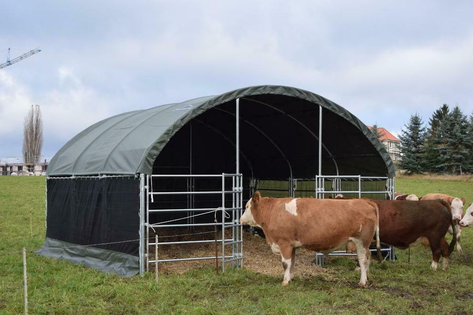 Unterstand Lager Landwirtschaft Rundbogenhalle Weideunterstand in Rodeberg