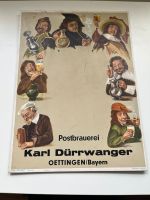 Postbrauerei Karl Dürreanger Oettingen / Bayern Pappschild Bayern - Genderkingen Vorschau