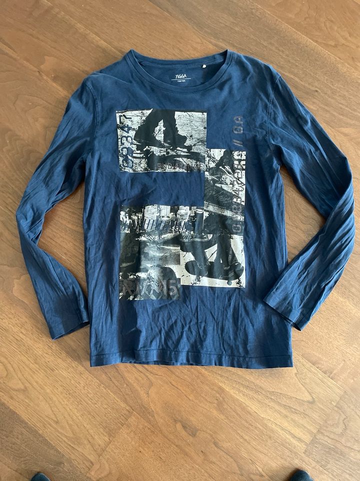 Yigga Langarm Shirt, Größe 170/176 blau in Krefeld