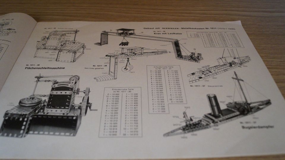 Märklin Metallbaukasten 1051 1052 1053 1032 1031 1011 1012 1010 in Rheinmünster